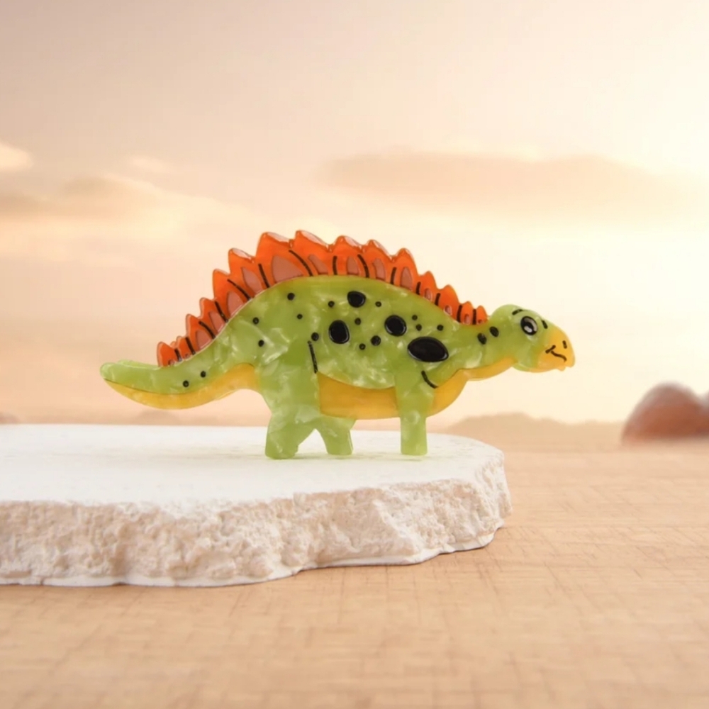 Dino hairclip - brand new